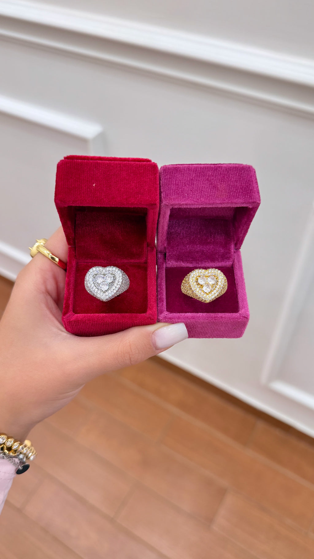 Anello Cuore Tiffany