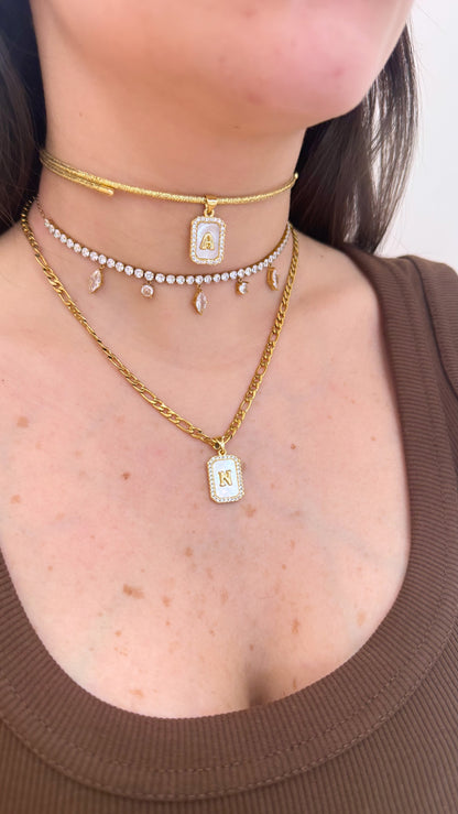 Collana Groumette Lettering