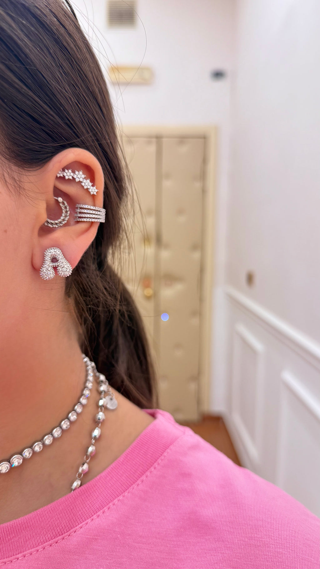 Orecchini Iniziale Bubble