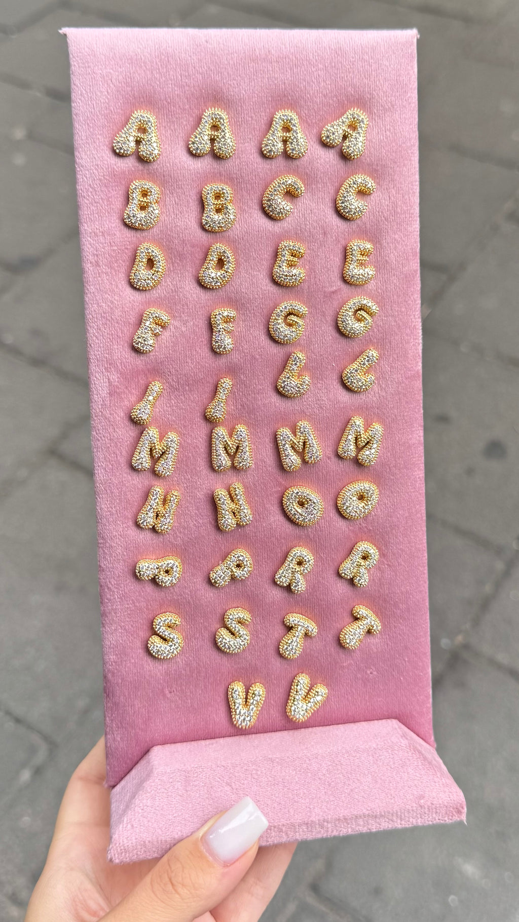 Orecchini Iniziale Bubble